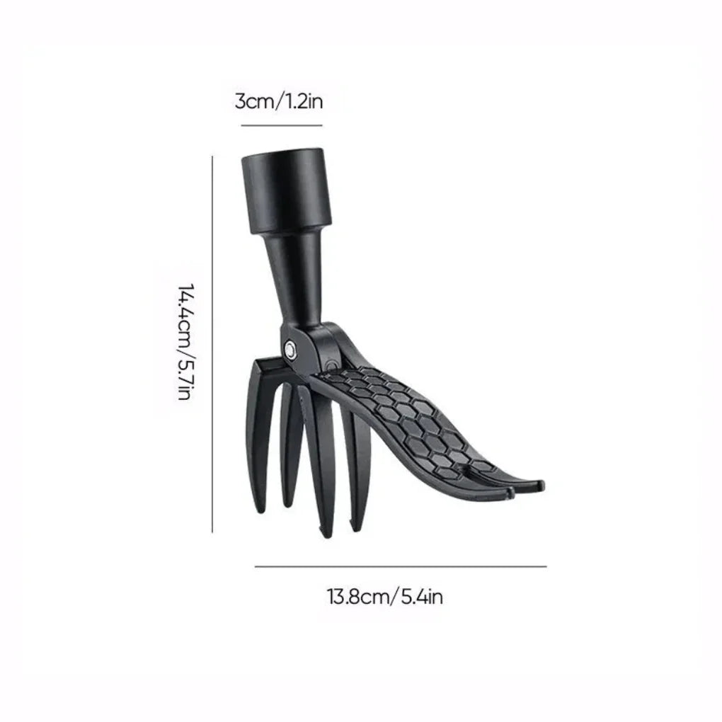 Verstellbarer Unkrautstecher aus Edelstahl mit langem Griff und abnehmbarer Spitze