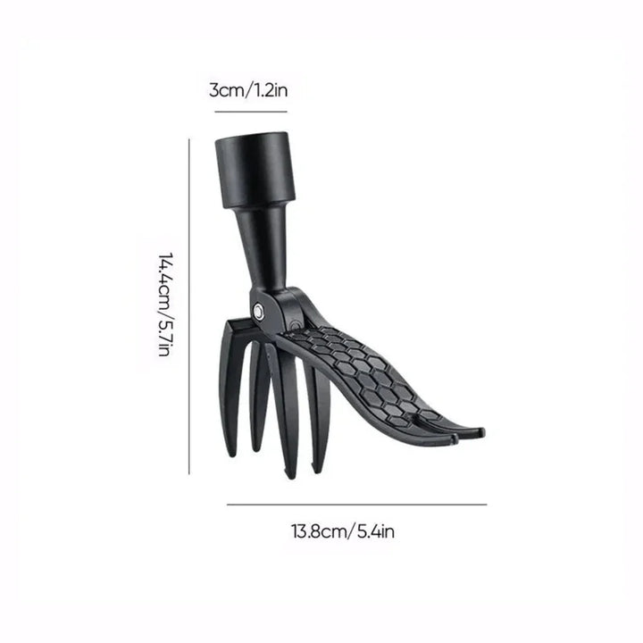 Verstellbarer Unkrautstecher aus Edelstahl mit langem Griff und abnehmbarer Spitze