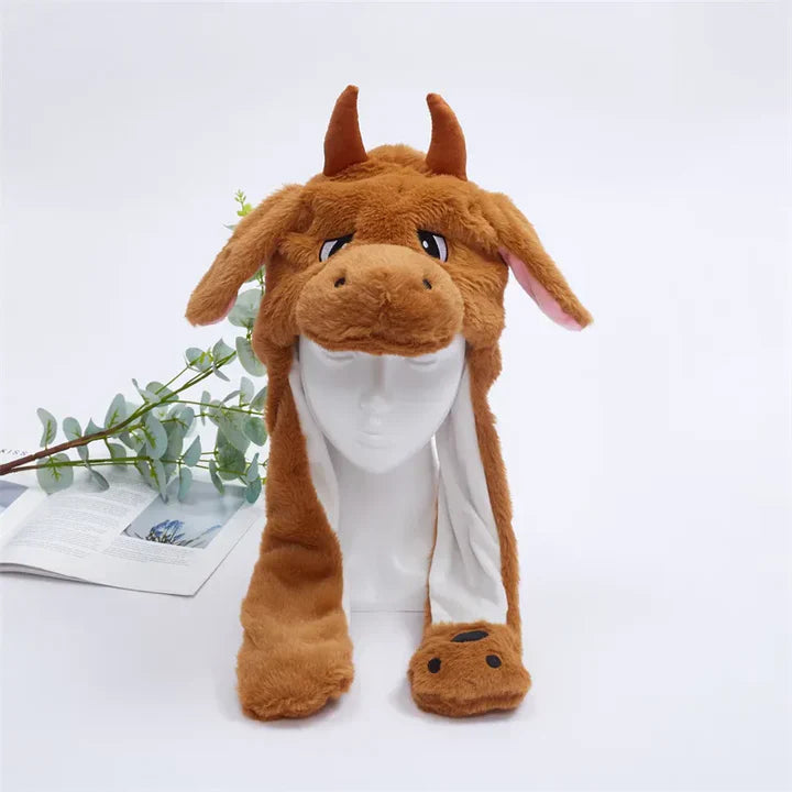 Bounce Bunny – Niedliche Mütze mit beweglichen Ohren für Spaß und Wärme