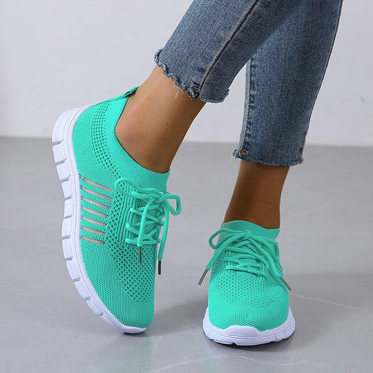 Lebhafte Mesh-Sneaker für Damen