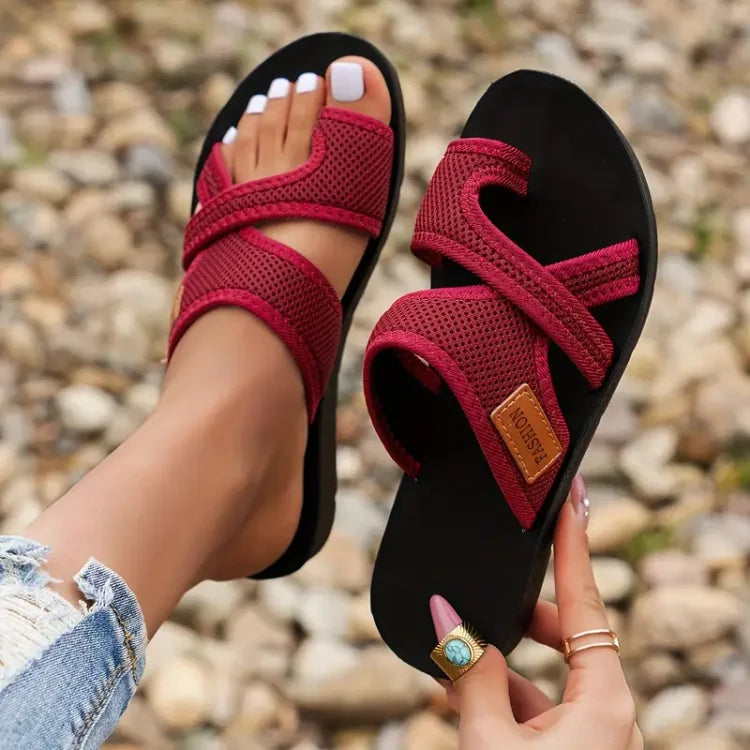 Damen Sommersandalen mit Dämpfung und atmungsaktiver Sohle