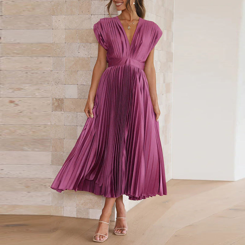 Elegantes Damenkleid mit V-Ausschnitt