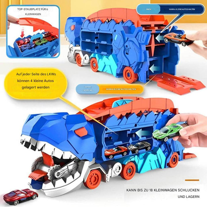 Dinosaurier-Lkw 3-in-1-Spielzeugauto & Transporter
