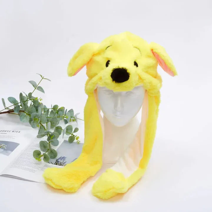 Bounce Bunny – Niedliche Mütze mit beweglichen Ohren für Spaß und Wärme