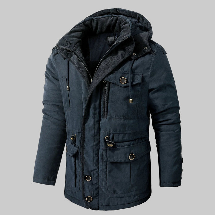 Winterjacke für Herren mit mehreren Taschen – vielseitiges Design für kaltes Wetter