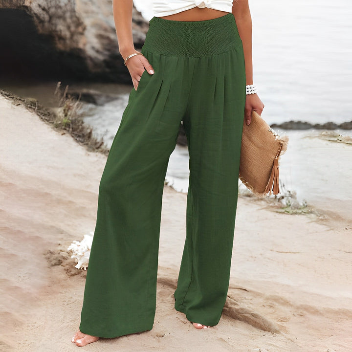 Damen Sommerhose mit weitem Bein