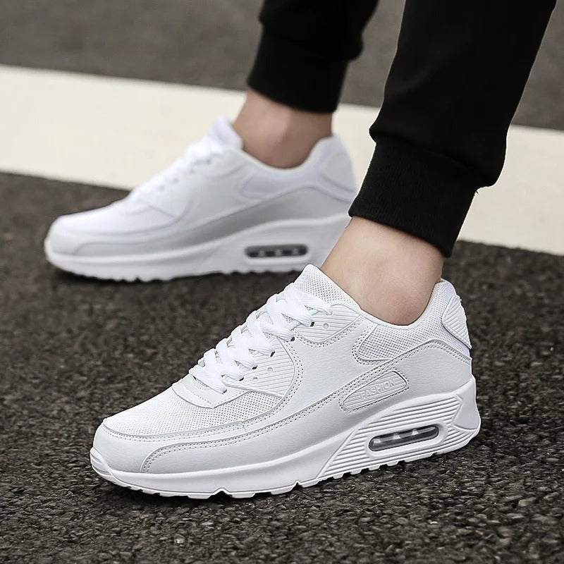 Herren Low-Top Sneaker aus veganem Leder mit dicker Sohle