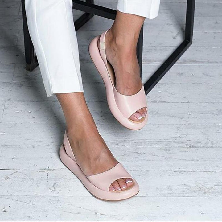 Damen Sommer Sandalen mit Slingback-Riemen