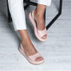 Damen Sommer Sandalen mit Slingback-Riemen