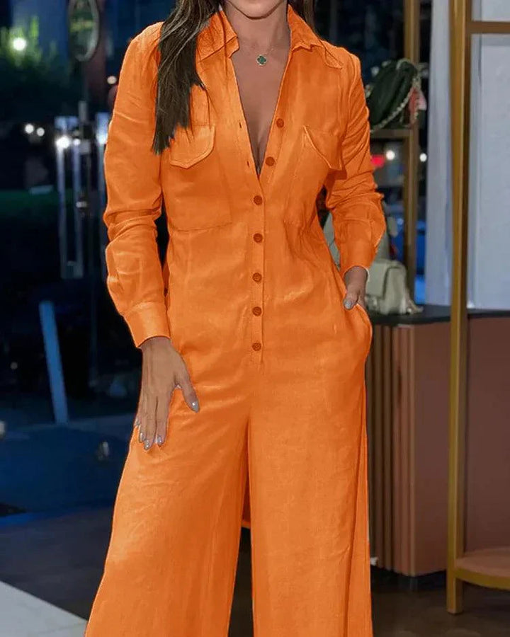 Damen Sommer-Jumpsuit mit Taschen