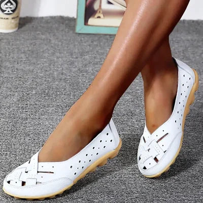 Damen Slip-On-Schuhe aus veganem Leder