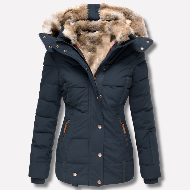 Gesteppte Jacke mit Kapuze für Damen