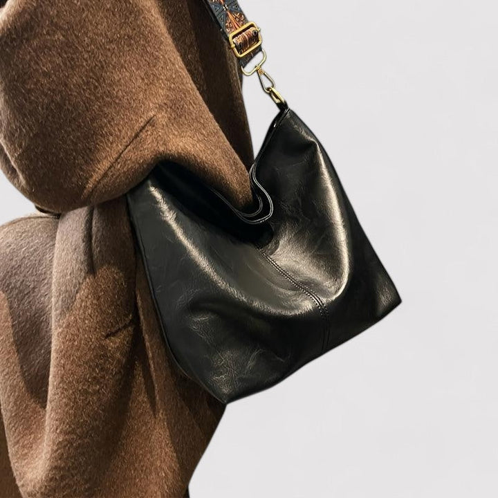 Lederhandtasche mit großem Fassungsvermögen für Damen