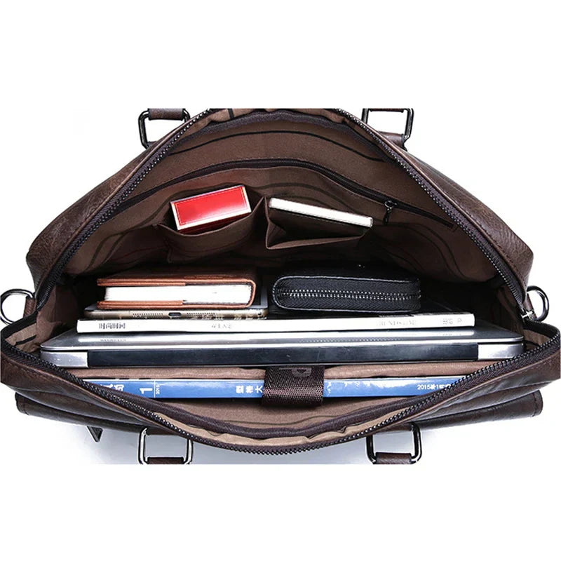 Elegante Leder-Umhängetasche für Herren