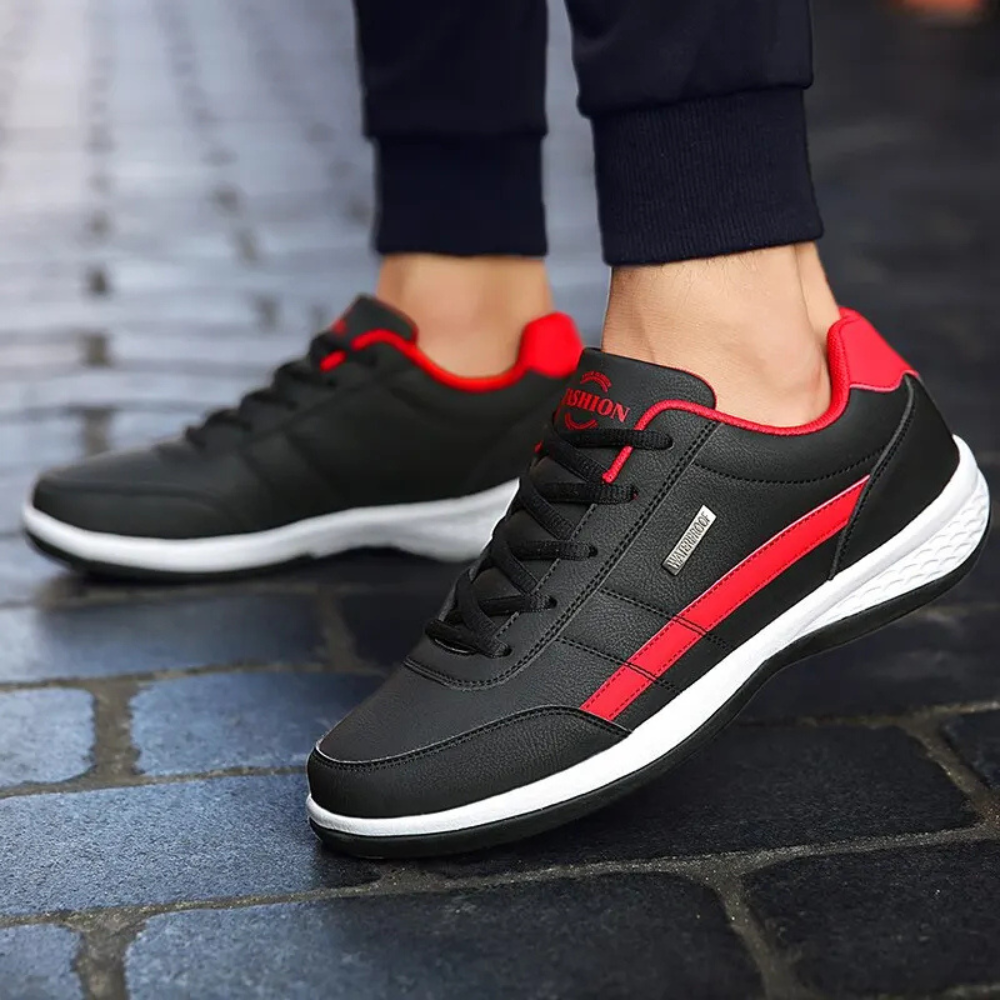 Ledersneaker für Herren, entworfen für Ausgewogenheit