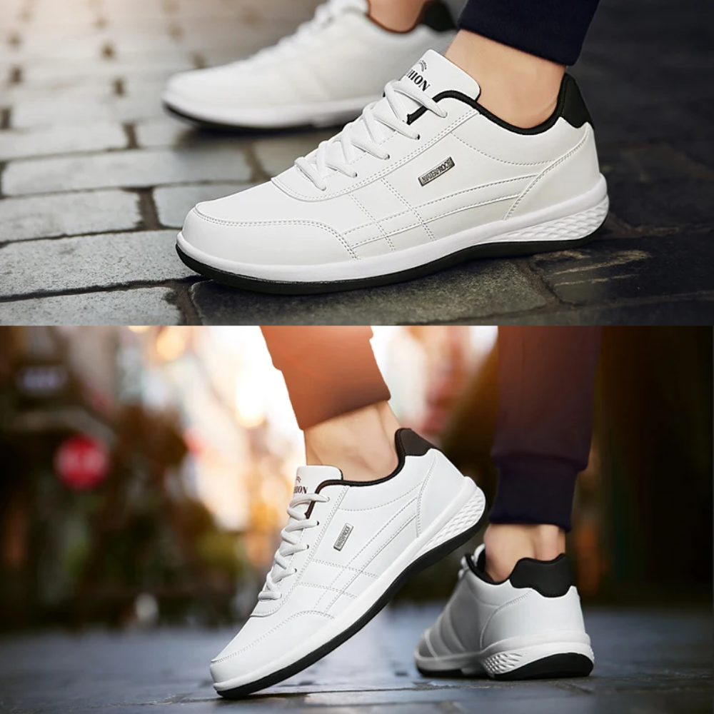 Ledersneaker für Herren, entworfen für Ausgewogenheit