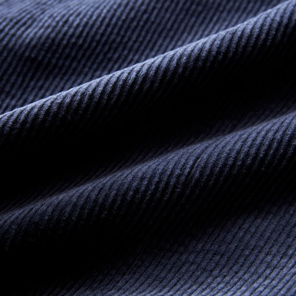 Herren Cordblazer mit langen Ärmeln und Knopfleiste