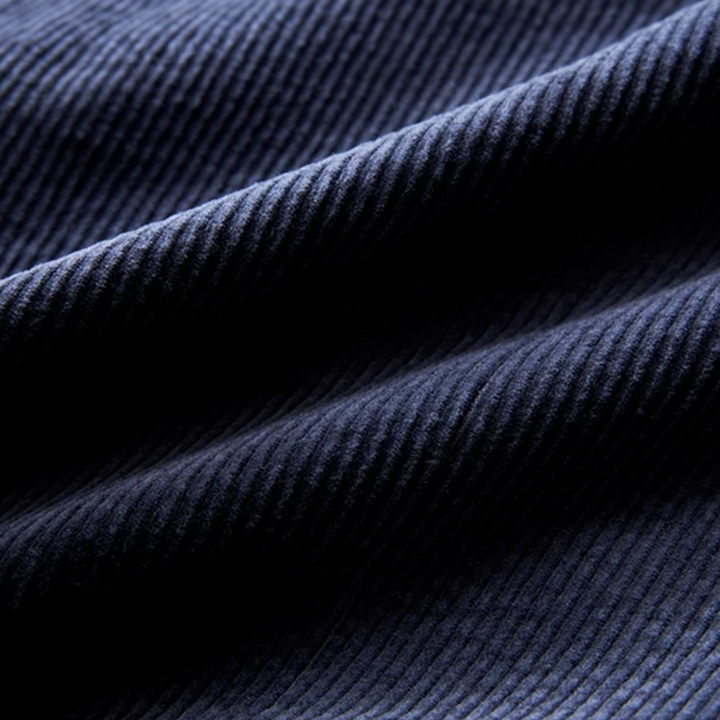 Herren Cordblazer mit langen Ärmeln und Knopfleiste