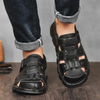Herren Sandalen mit geschlossenem Zehenbereich aus veganem Leder