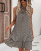 Damen ärmelloses Sommer-Mini-Kleid