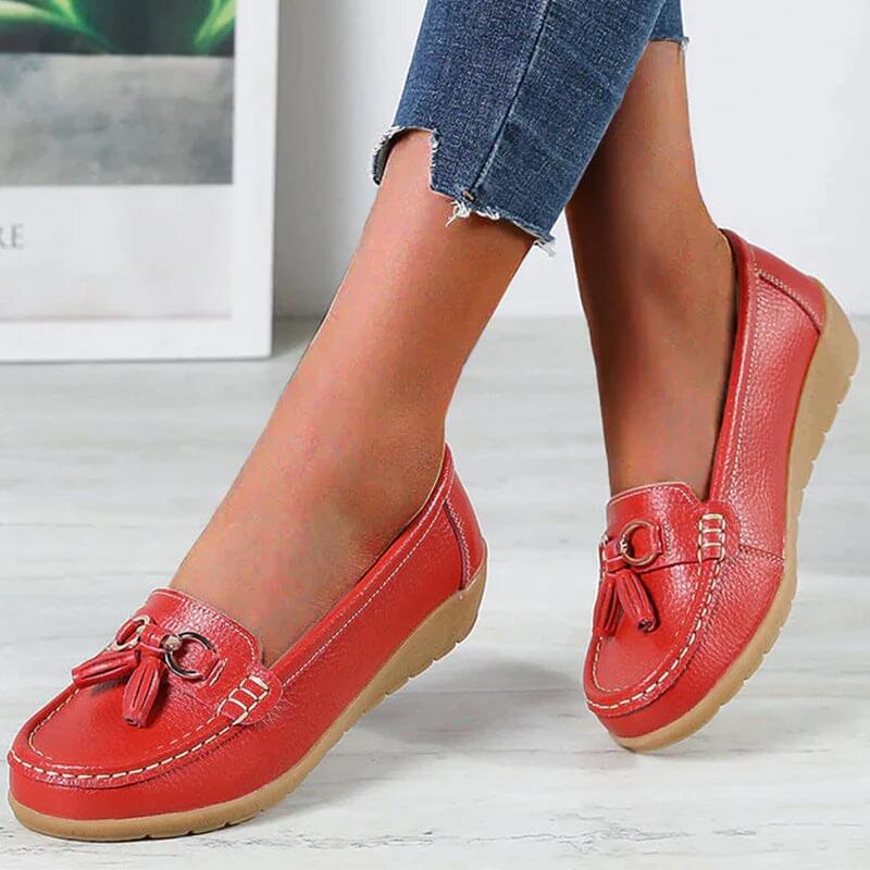 Damen Loafer aus veganem Leder für den Sommer
