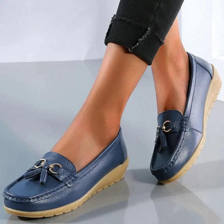 Damen Loafer aus veganem Leder für den Sommer