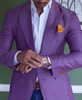Herren Blazer mit Brusttasche und fallendem Revers