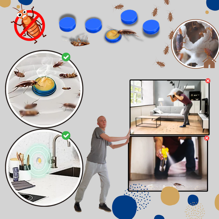 Geruchsneutrale Kakerlakenfallen