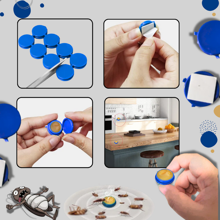 Geruchsneutrale Kakerlakenfallen