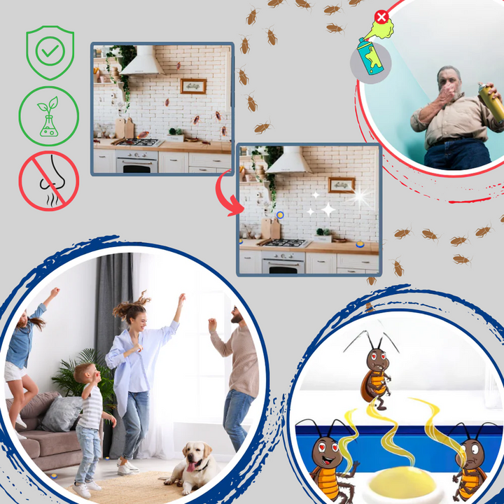 Geruchsneutrale Kakerlakenfallen