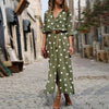 Damen Midikleid für den Sommer mit Punktmuster