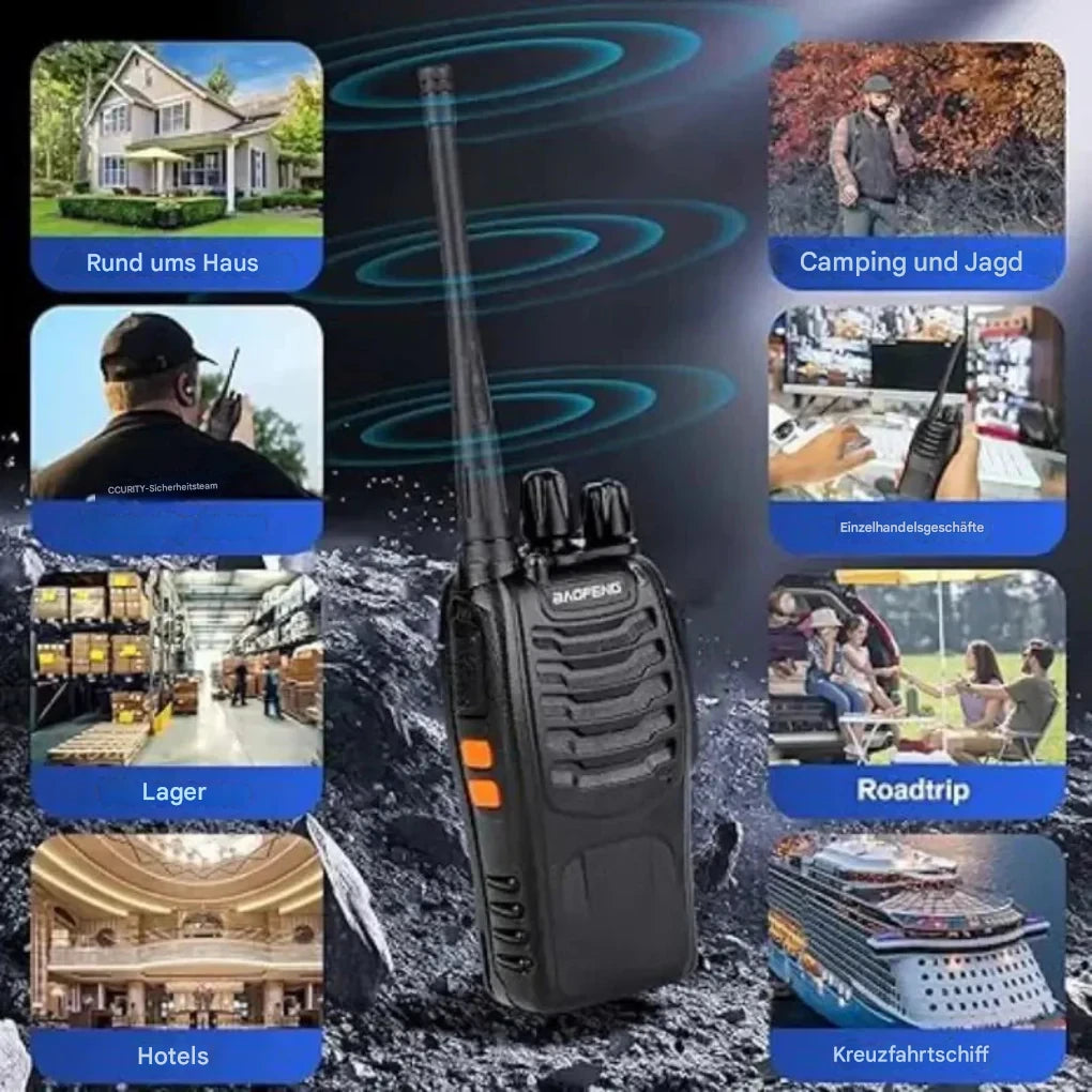 Wiederaufladbares USB-Walkie-Talkie