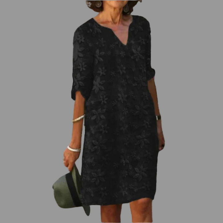 Damen Midikleid – Moderner Style mit floralem Design