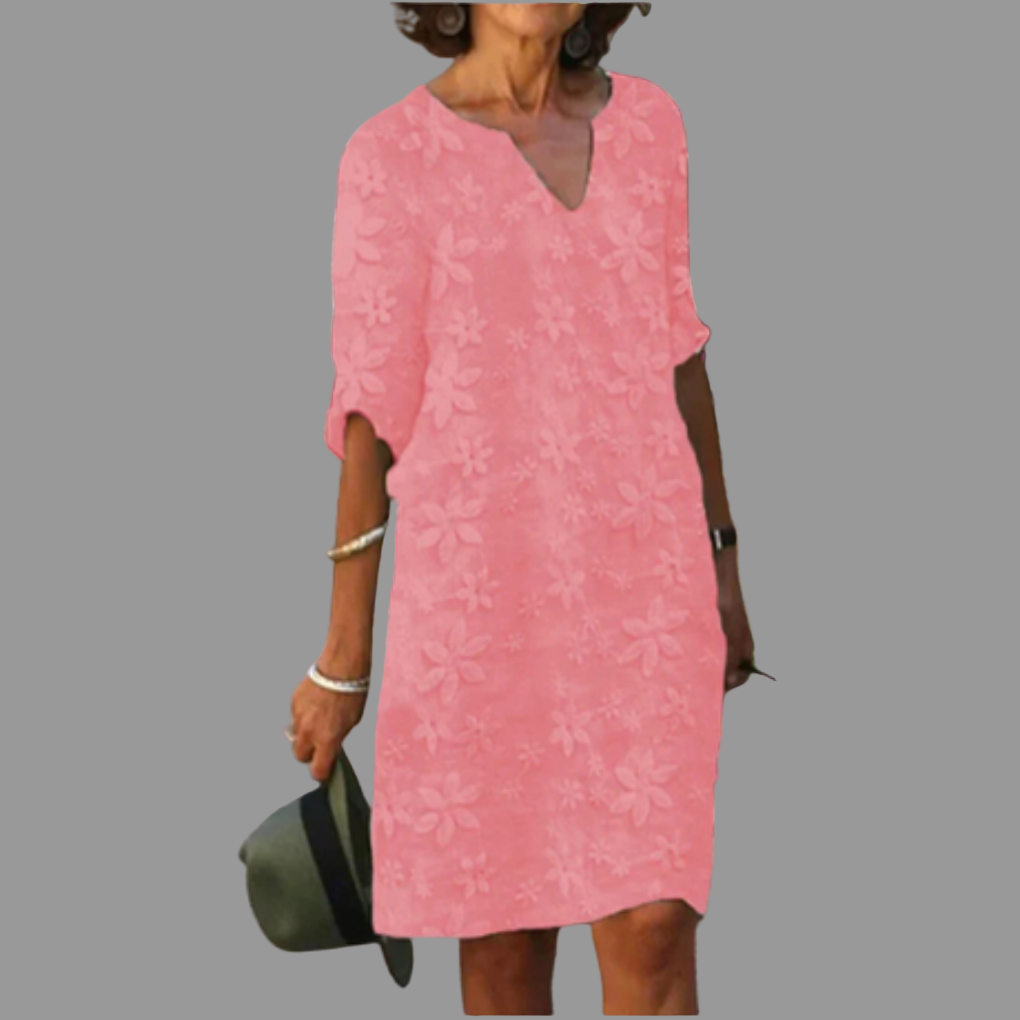 Damen Midikleid – Moderner Style mit floralem Design