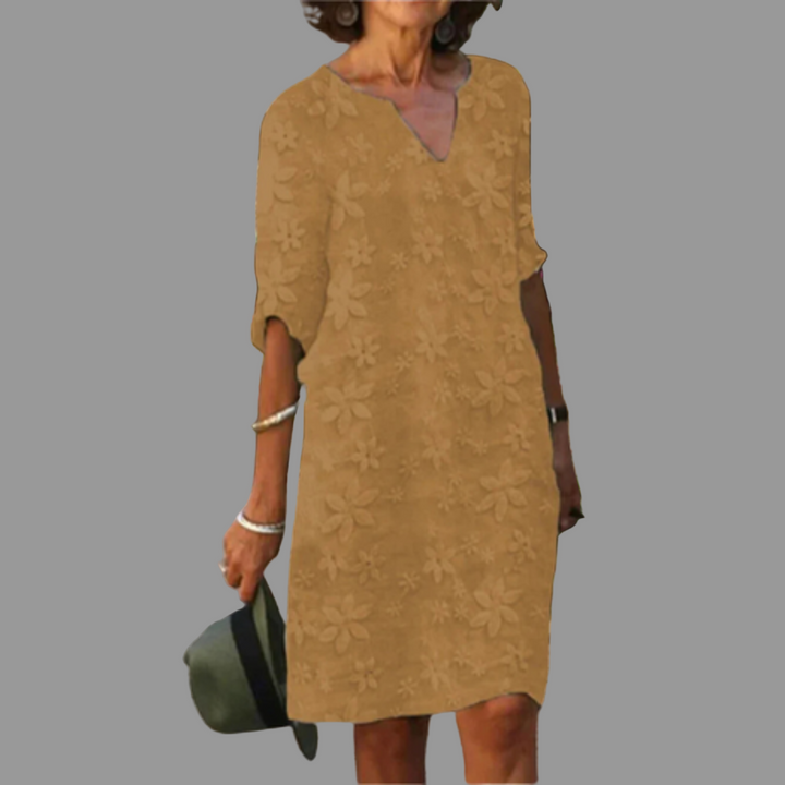 Damen Midikleid – Moderner Style mit floralem Design