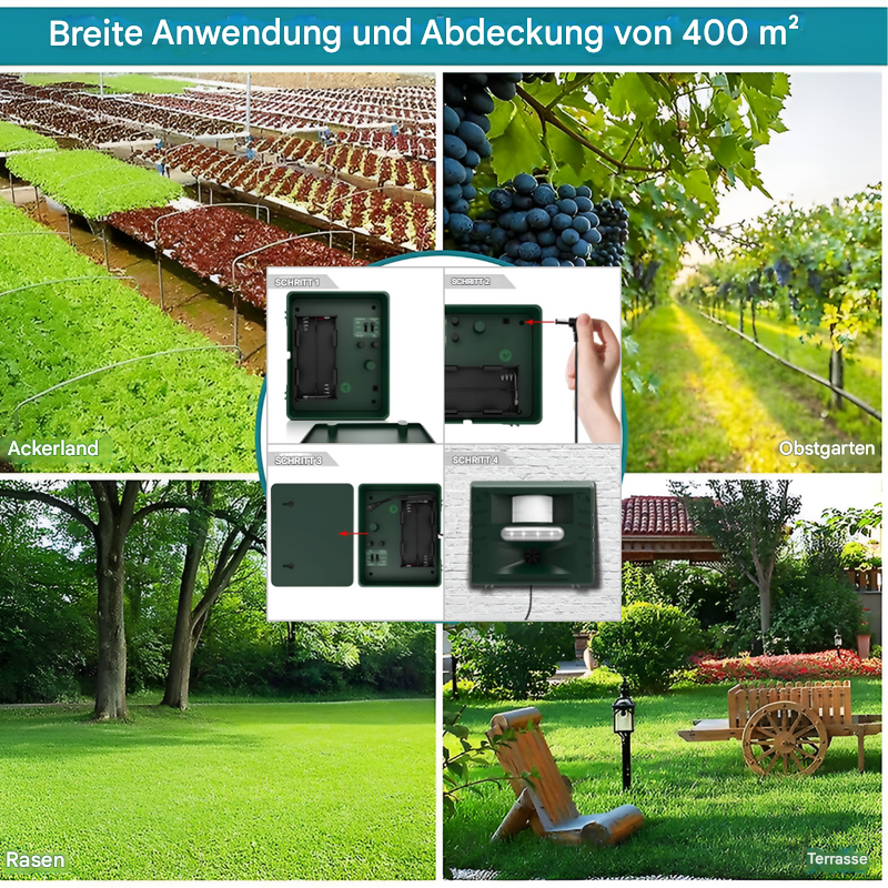 Ultraschall-Abwehrgerät für Spechte – Effektiver Schutz für Ihr Grundstück