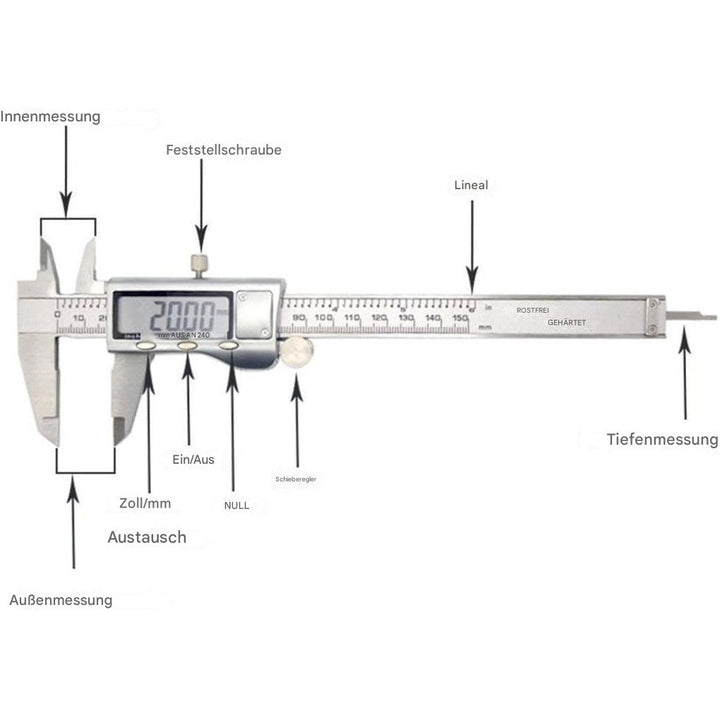 Digitaler Messschieber 150 mm