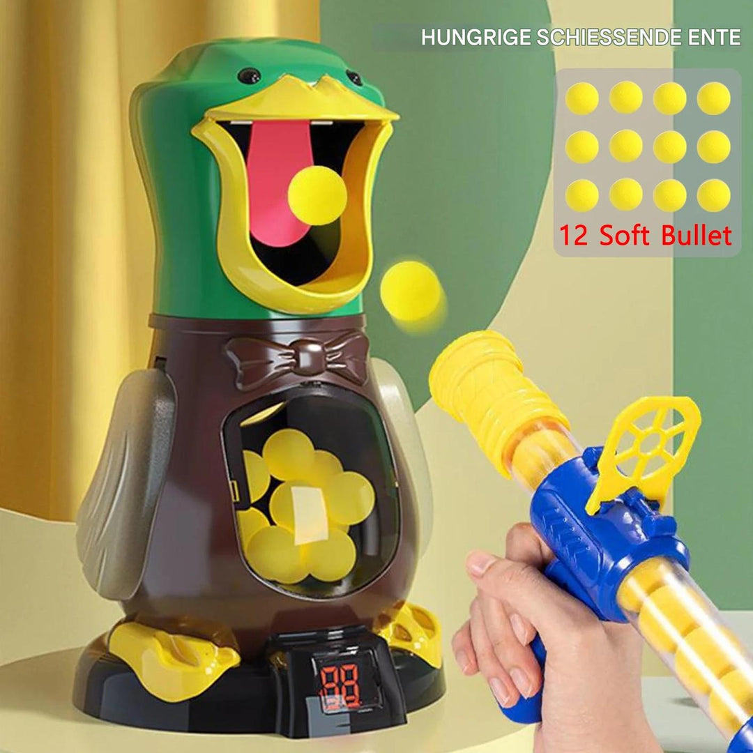 Luftbetriebenes Soft Bullet-Spiel mit wandelnder Ente und Lichtern