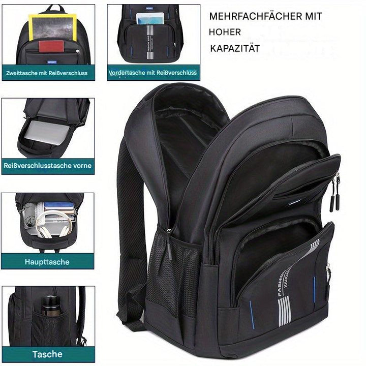 Robuster Herren-Lederrucksack