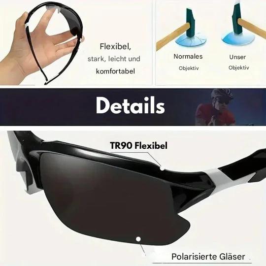 Polarisierte Sportsonnenbrille