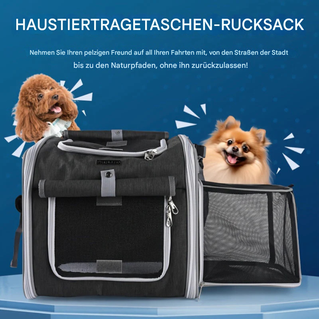 Erweiterbarer Fahrradkorb für Haustiere