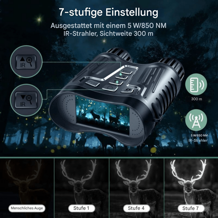 Ultra-HD-Nachtsicht-IR-Fernglas