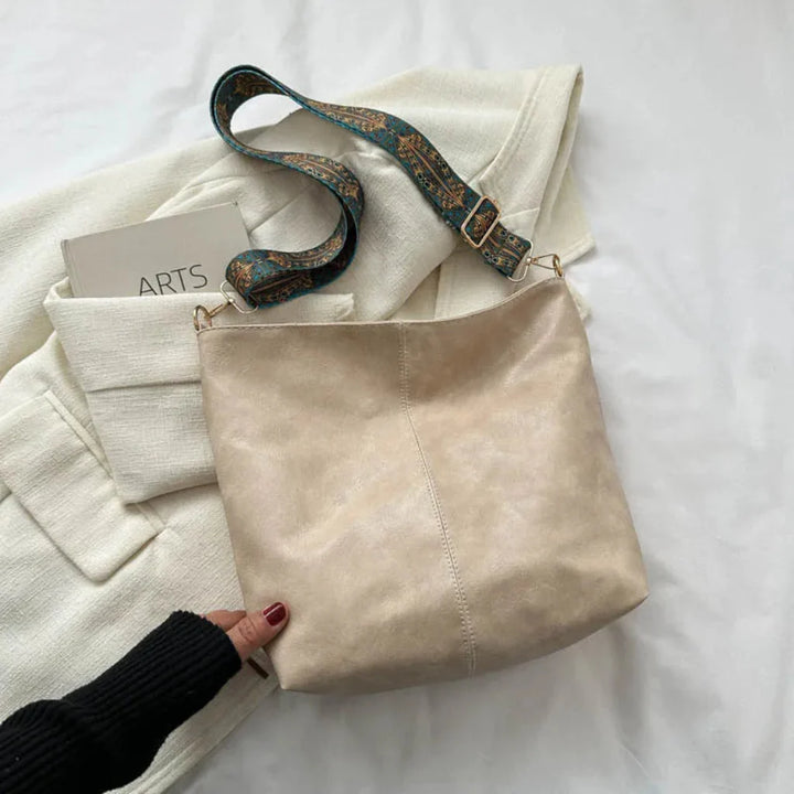 Vintage-Ledertasche für Damen