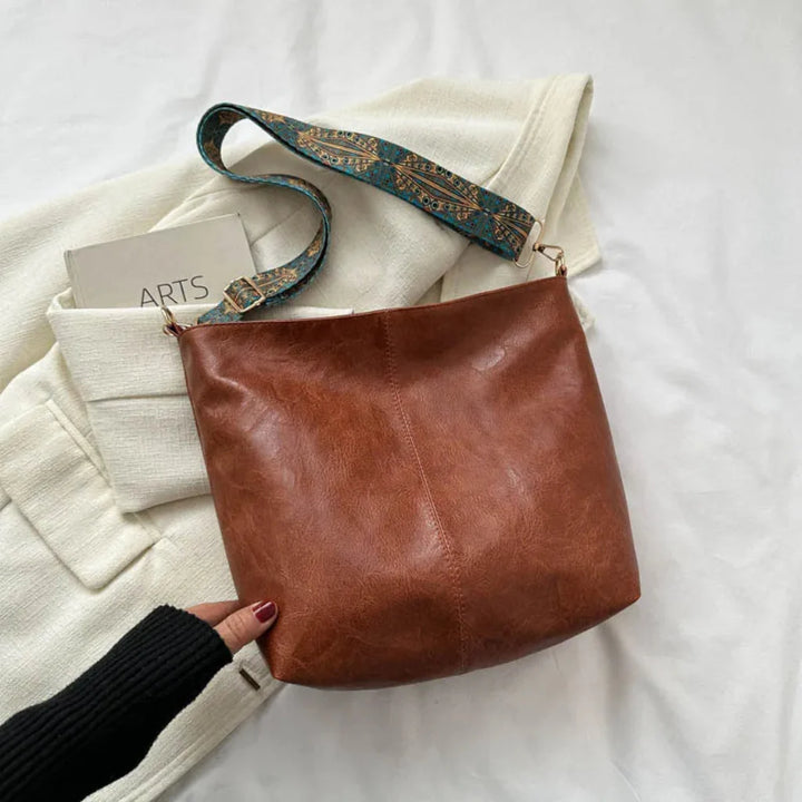 Vintage-Ledertasche für Damen