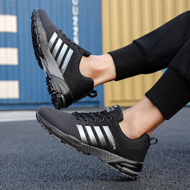 Herren Laufsneaker mit Schnürung